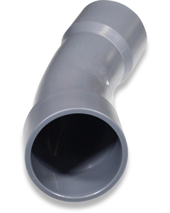 Bend 30deg PVC 63x68mm small